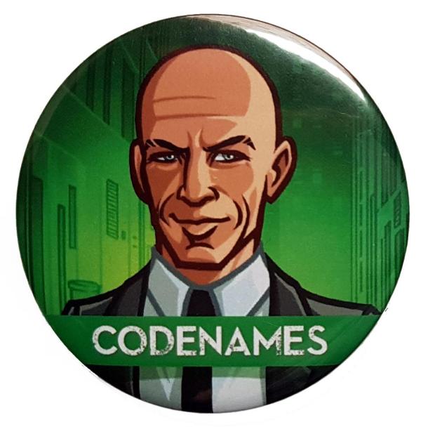 Codenames (Fedőnevek) kitűző